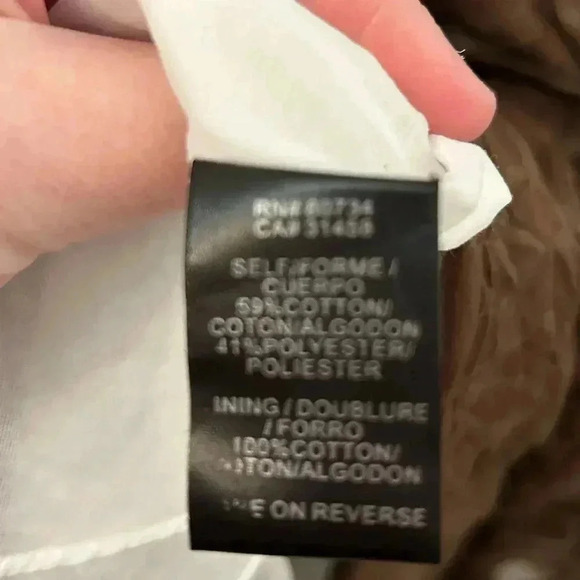 BCBG Brown, Ruffle Skirt Dress, Sz 12 - Picture 6 of 8